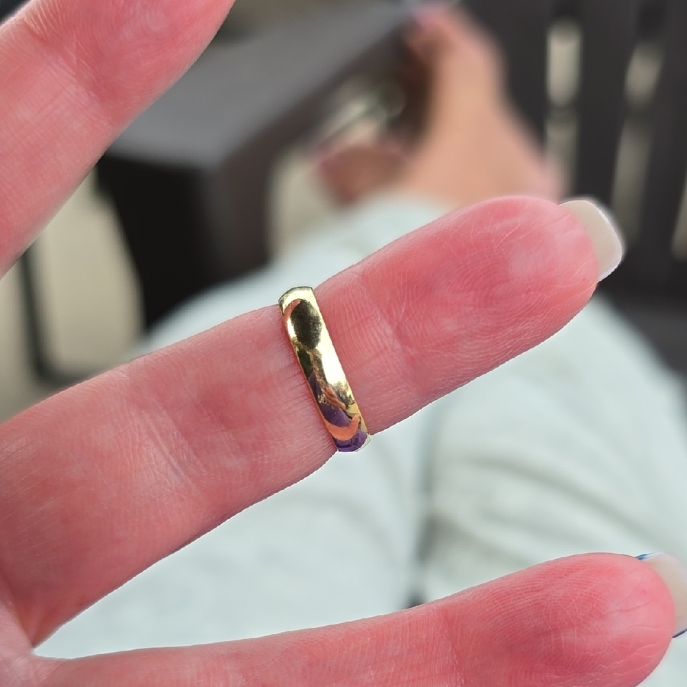 Gold Adjustable Toe Ring - Picture 2 of 4